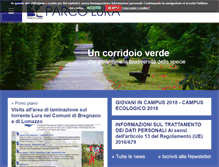 Tablet Screenshot of parcolura.it